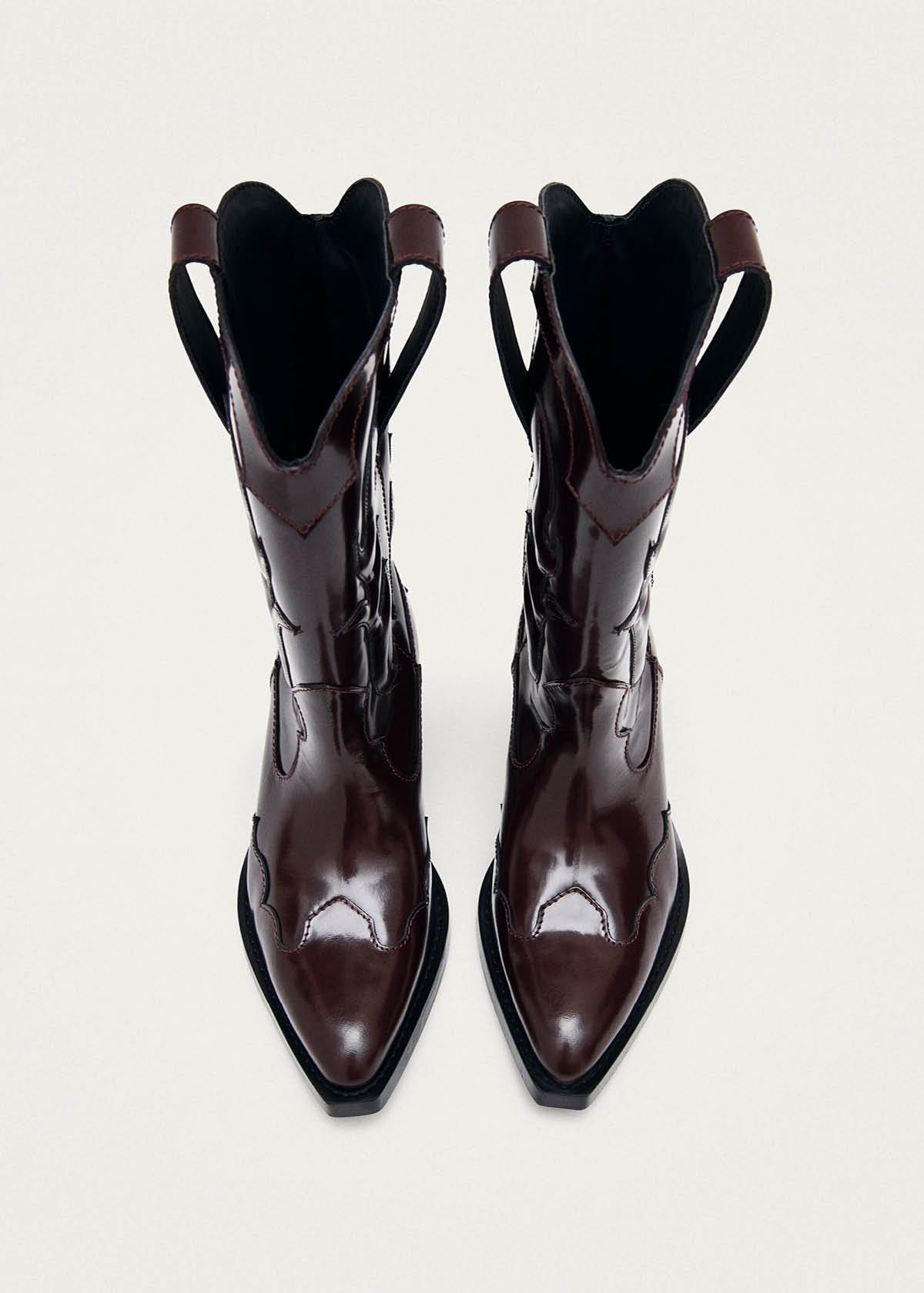 Calyx Burgundy Leather Boots