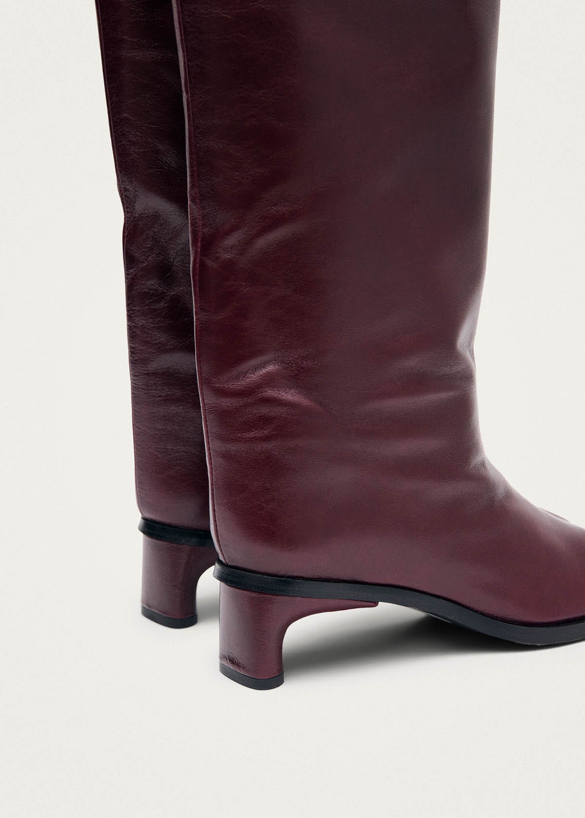 Elias Rift Burgundy Leather Boots