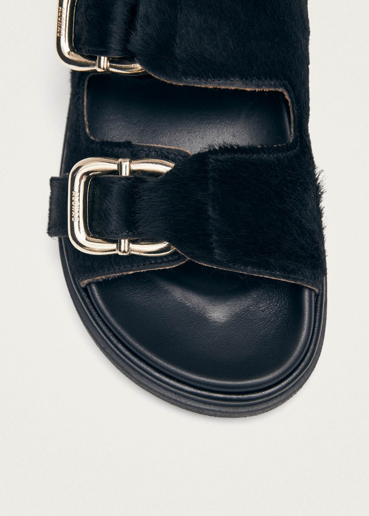 Harper Soft Schwarze Leder Sandalen