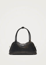 Hilma Vintage Effekt Braun Ledertasche