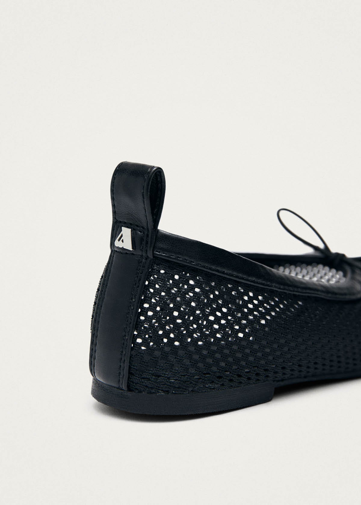 Rosalind Mesh Black Ballet Flats