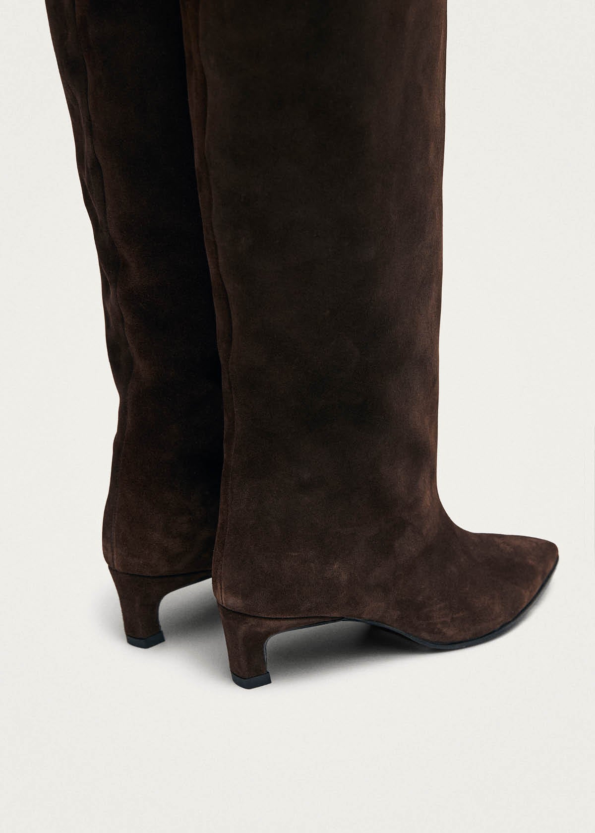 Samia Suede Brown Leather Boots