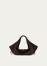 Sue Mini Suede Brown Leather Bag
