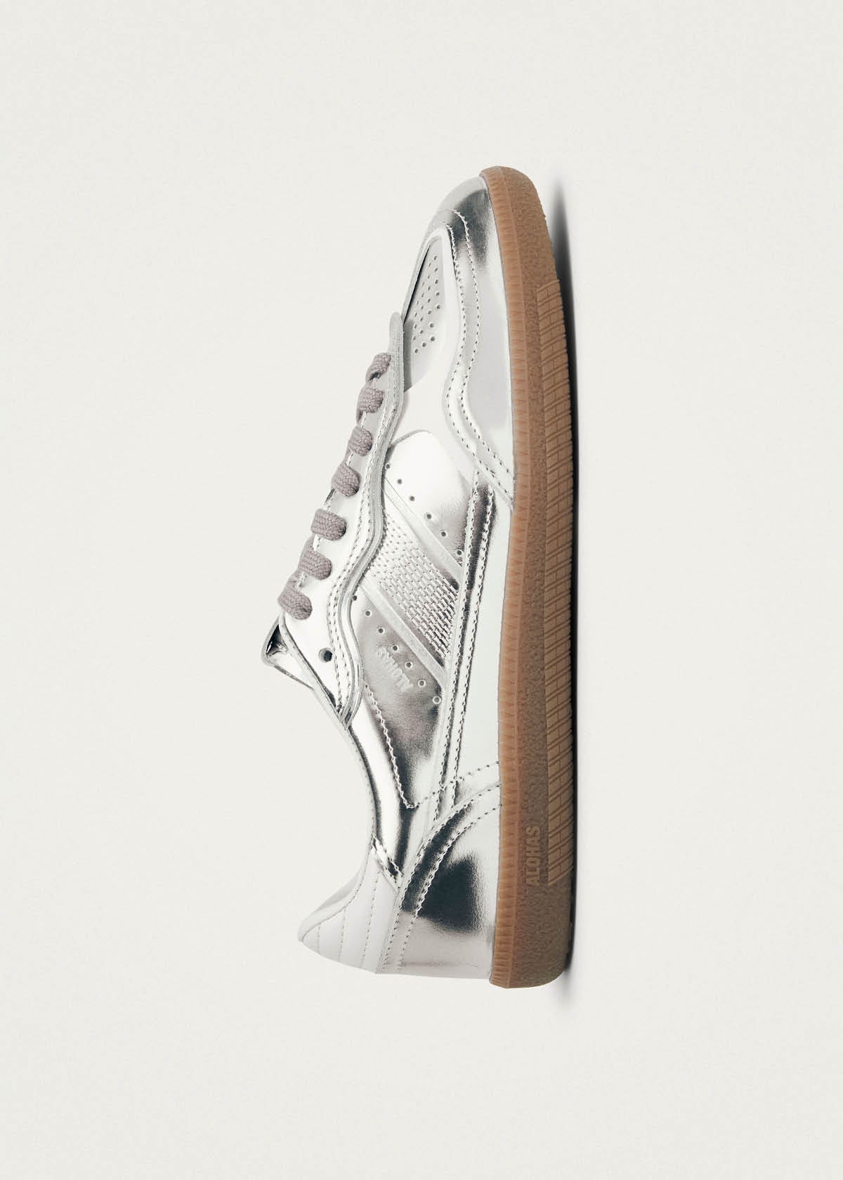 Tb.490 Rife Sneakers in Pelle Argento