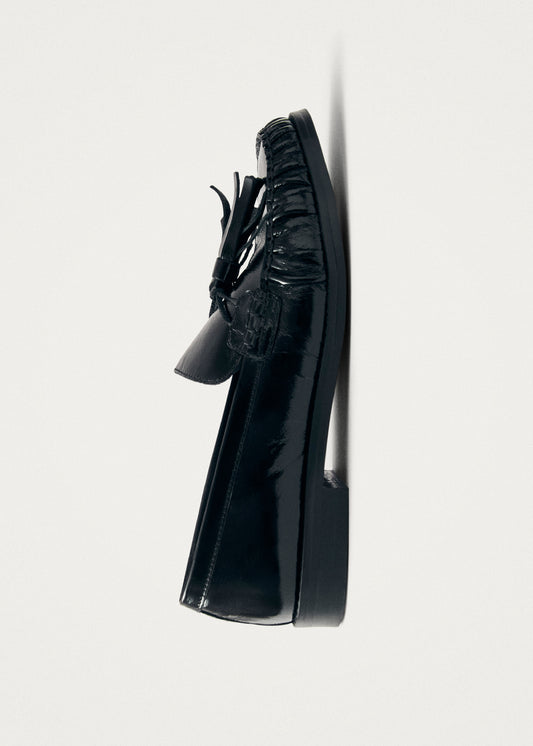 Marietta Patent Schwarze Leder Loafer-image