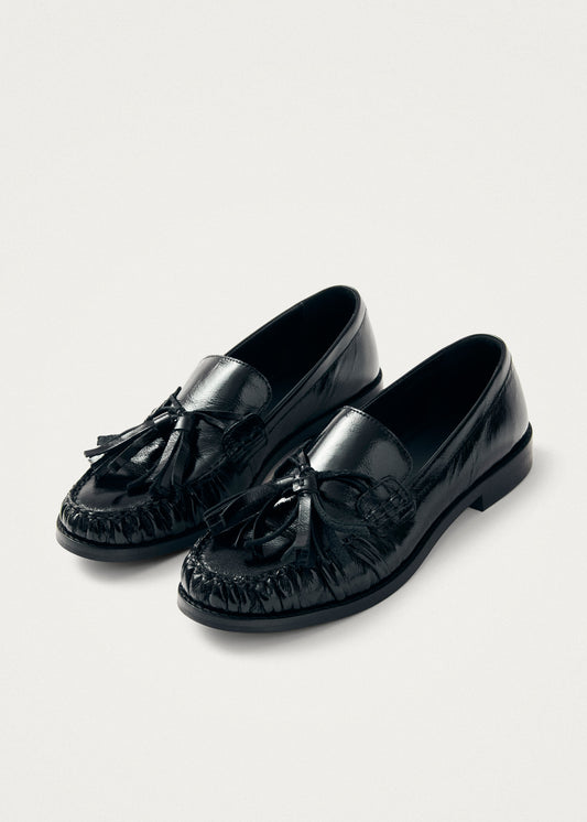 Marietta Patent Schwarze Leder Loafer-image