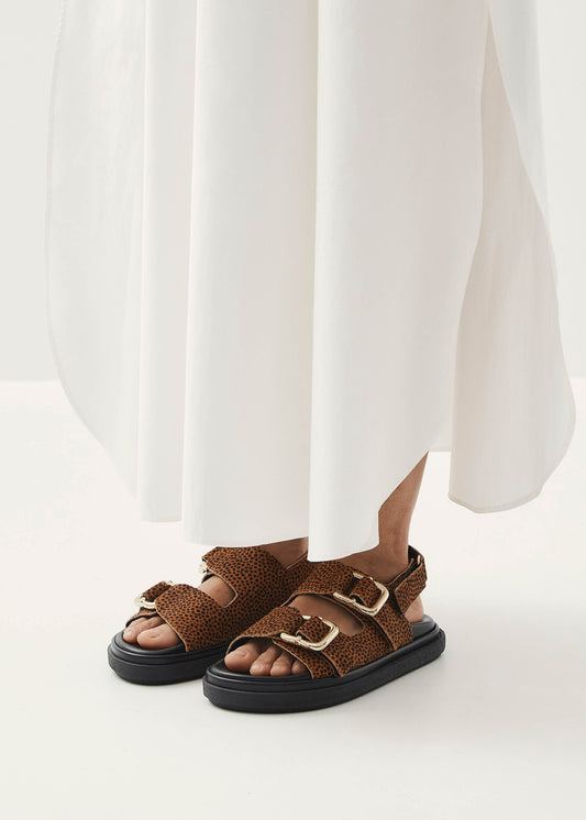 Harper Soft Hellbraune Ledersandalen-image