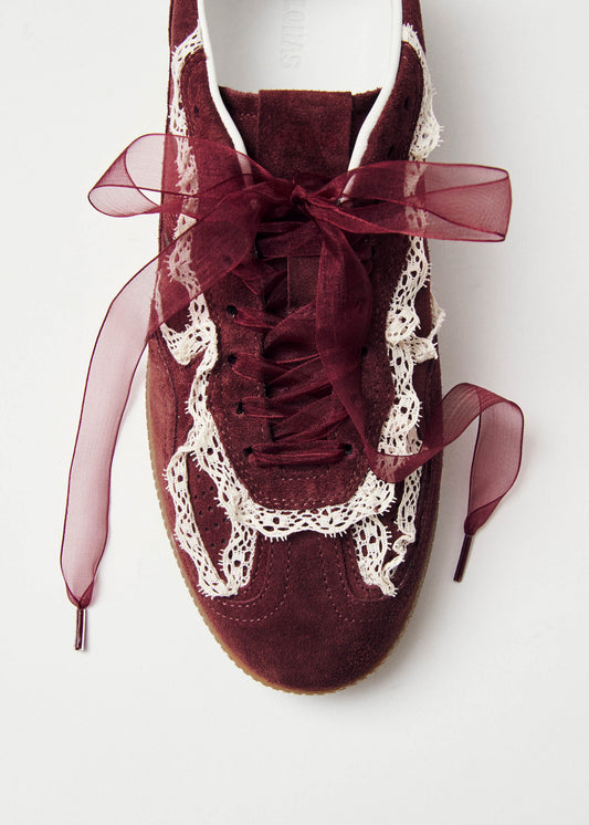 Tb.490 Crochet Sneaker in Pelle Bordeaux-image