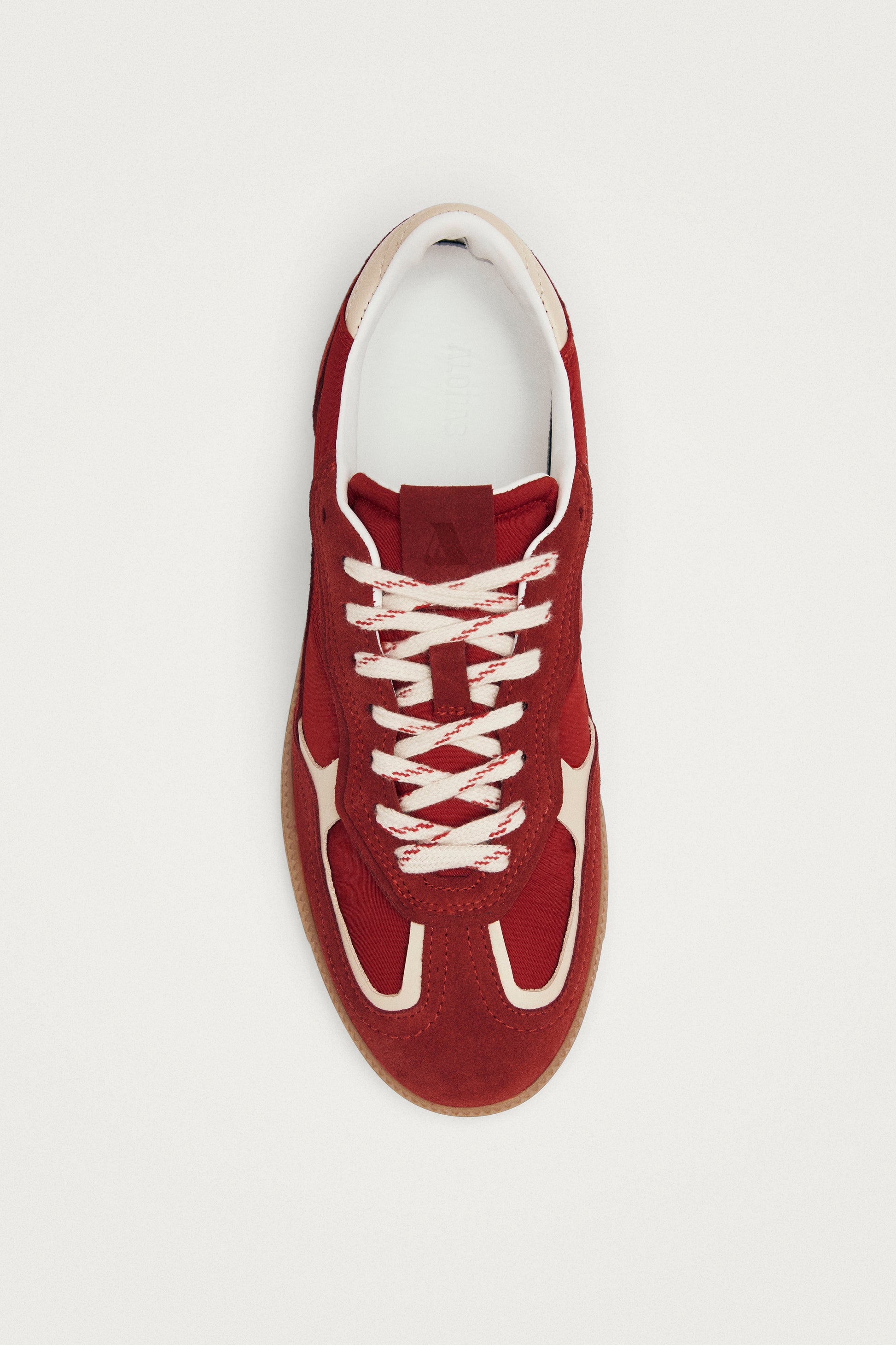 Tb.490 Rife Sneakers in Pelle Rossa Vivace