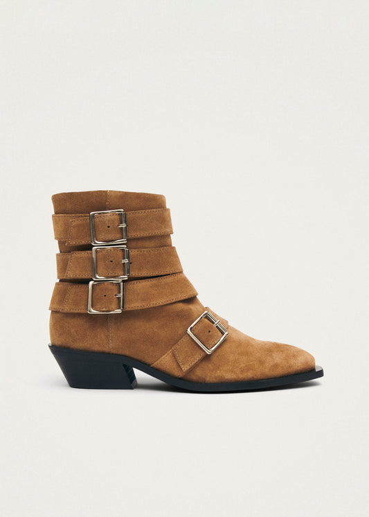 Eras Bottines en Cuir Marron-image