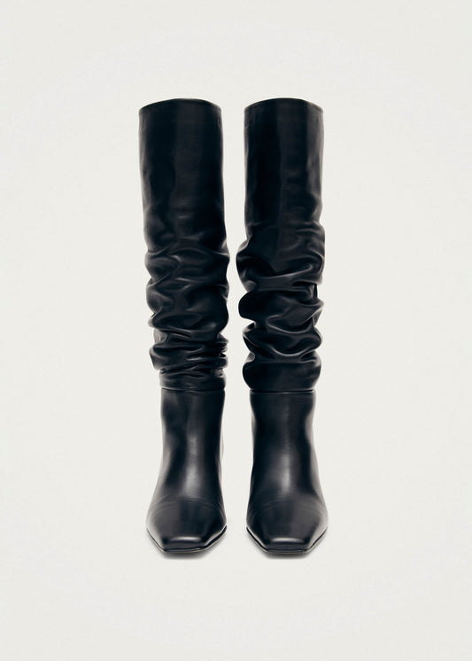 Kalila Bottes en Cuir Noir-image