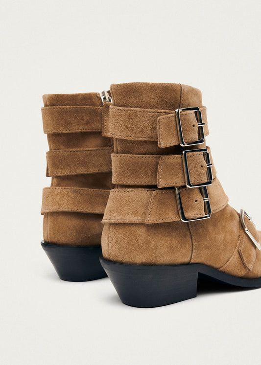 Eras Bottines en Cuir Marron-image