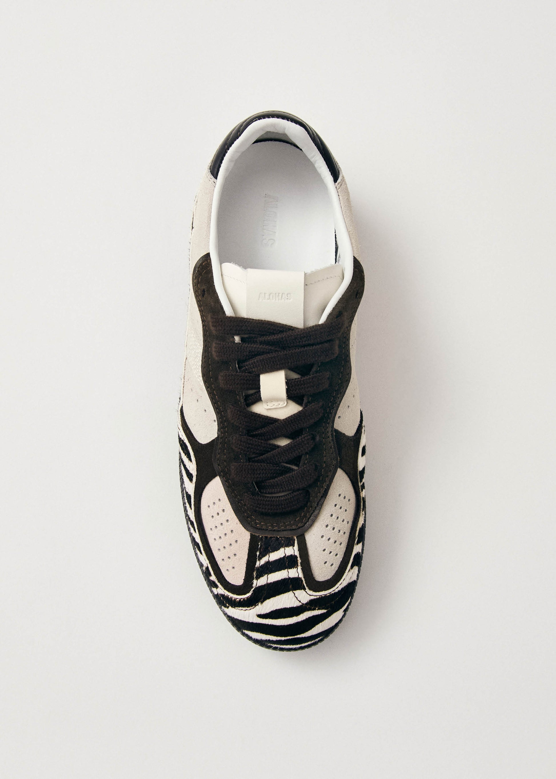 Tb.490 Baskets en Cuir Marron Doux