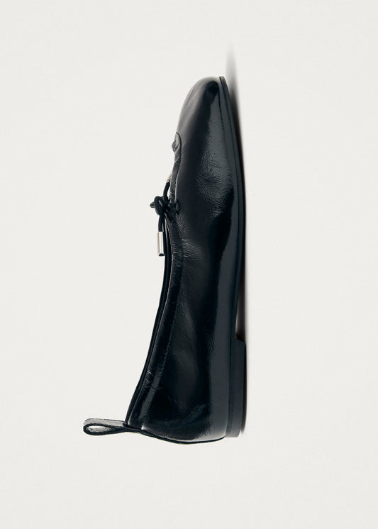 Rosalind Patent Bailarinas de Cuero Negro-image