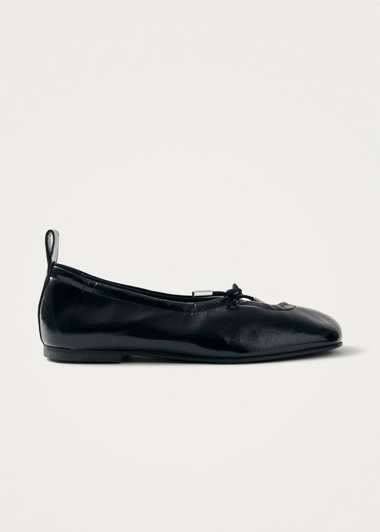 Rosalind Patent Bailarinas de Cuero Negro-image