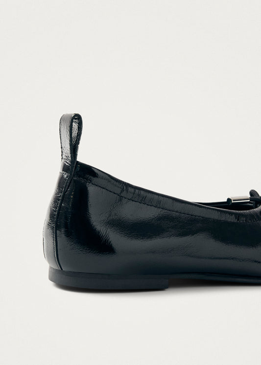 Rosalind Patent Bailarinas de Cuero Negro-image