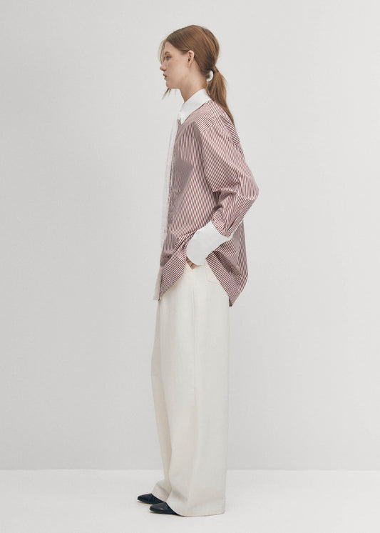 Sempe Chemise Rayée Rouge-image