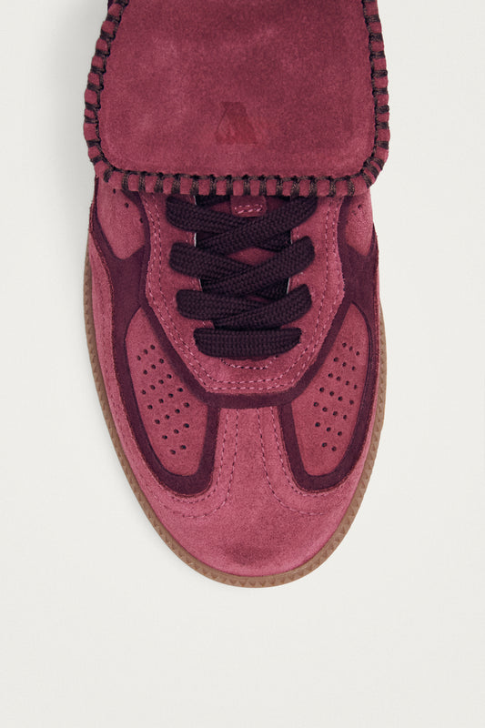 Tb.490 Club Baskets en Daim Framboise-image