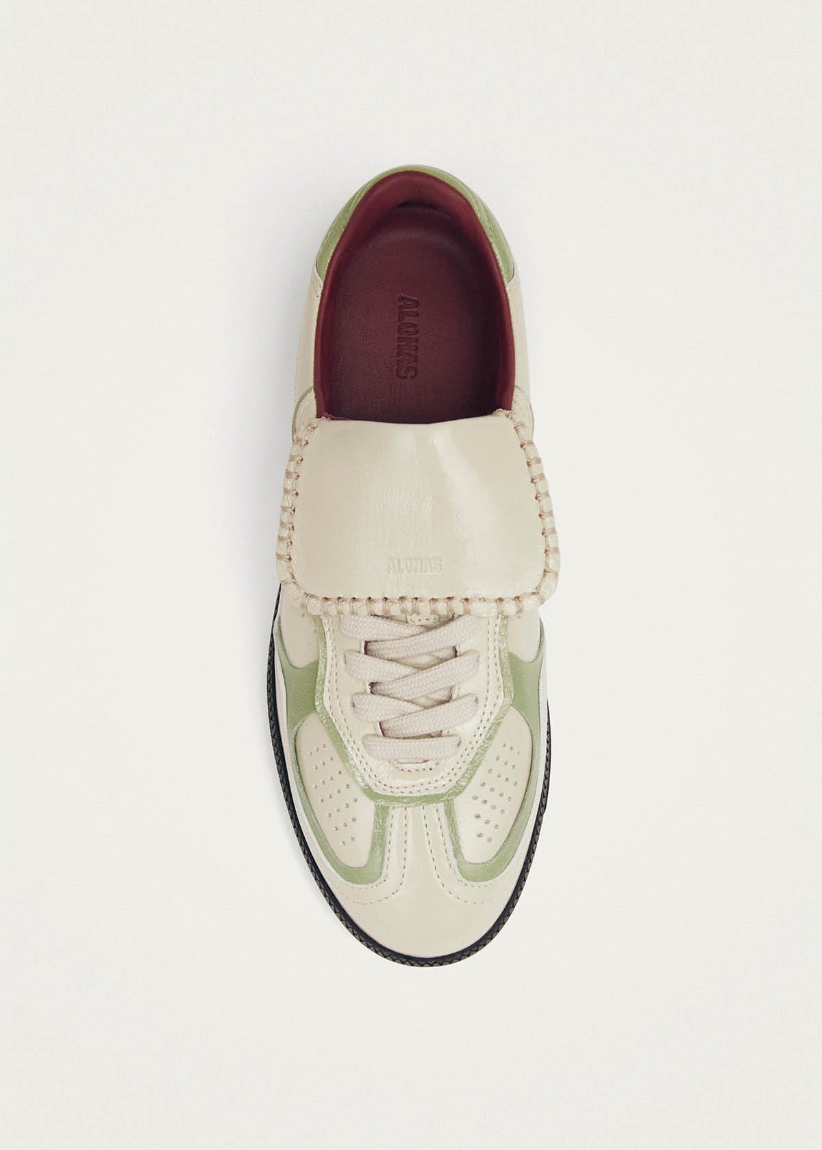 Tb.490 Club Onix Cream Leather Sneakers