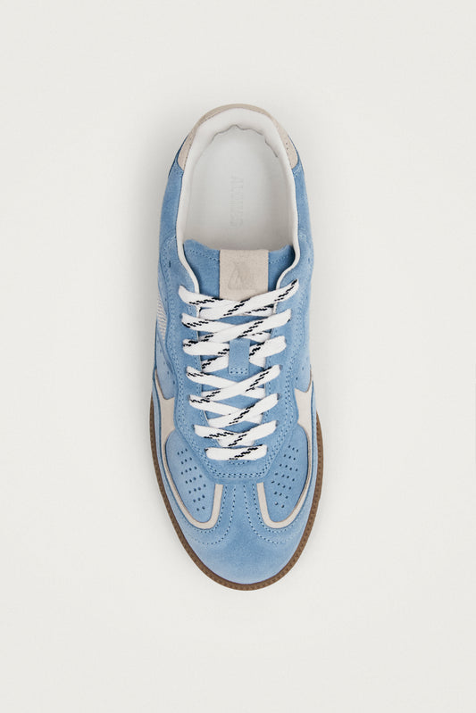 Tb.490 Rife Kornblumenblaue Creme-Leder Sneakers-image