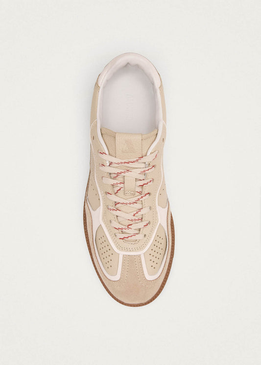 Tb.490 Rife Grain Cream Leather Sneakers-image