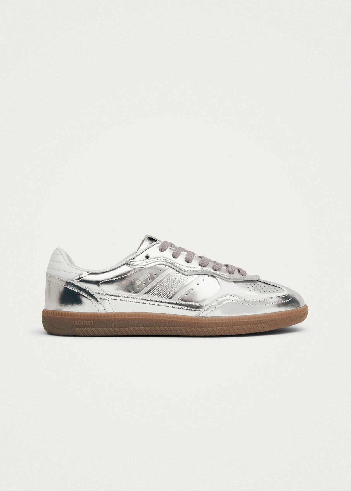 Tb.490 Rife Sneakers in Pelle Argento