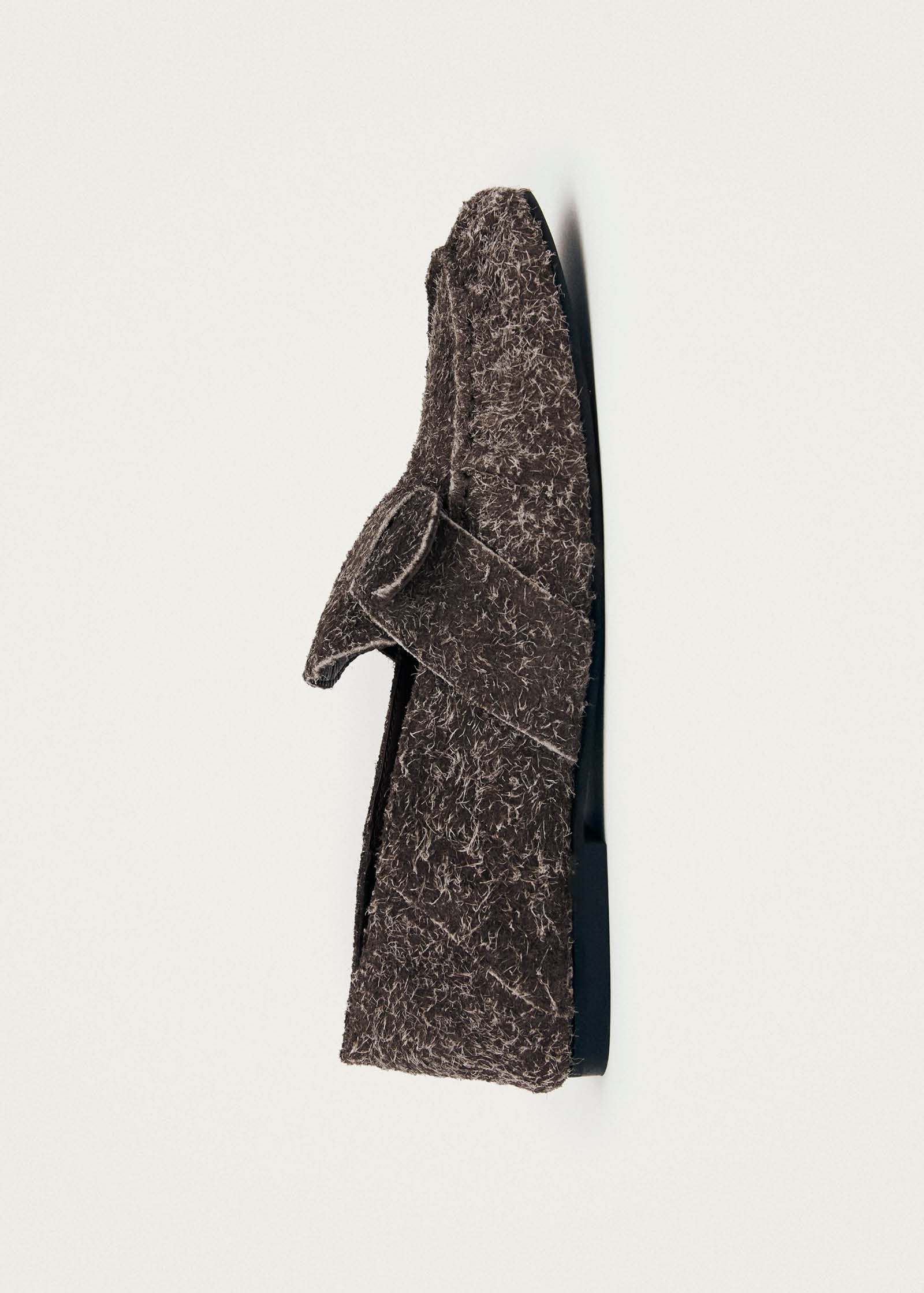 Aeryn Suede Fuzzy Brown Leather Loafers