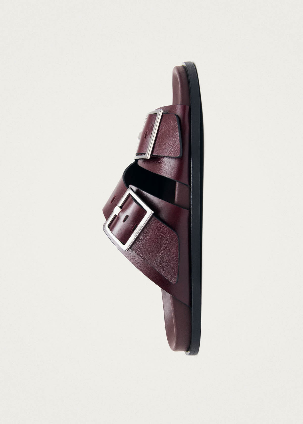 Alba Rift Burgundy Leather Sandals