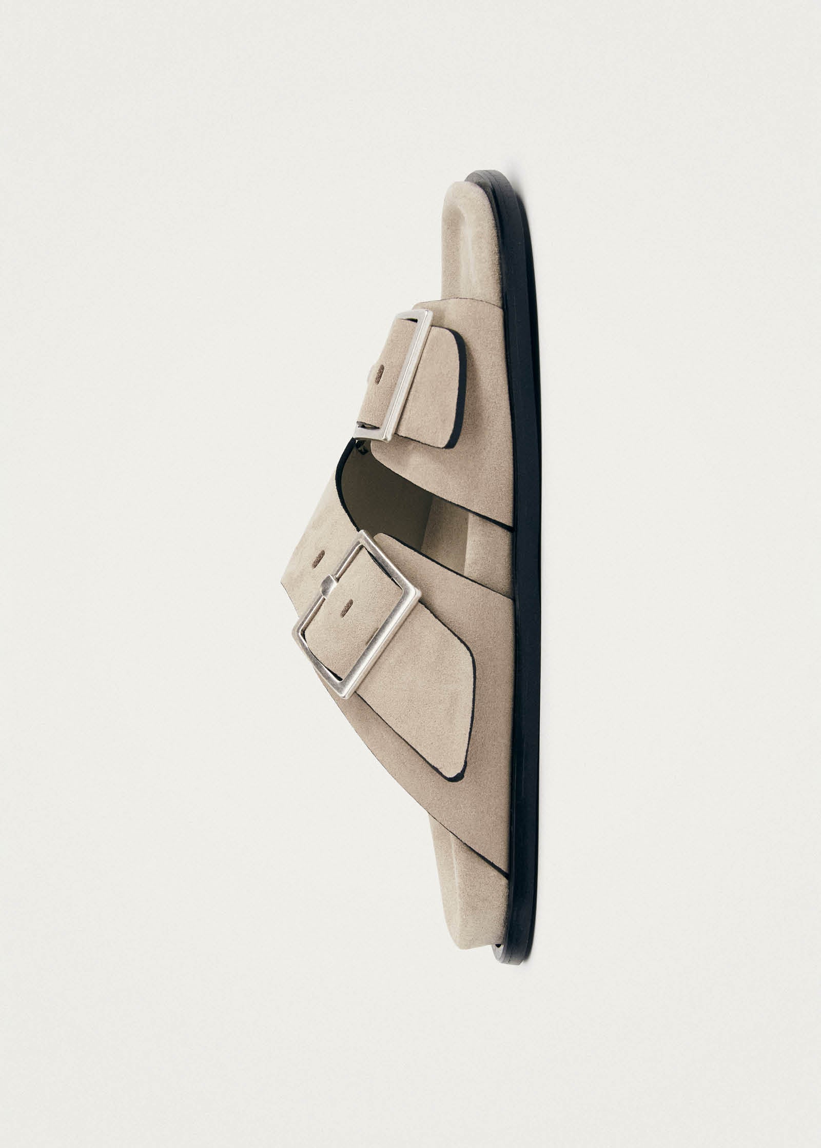 Alba Suede Beige Leder Sandalen