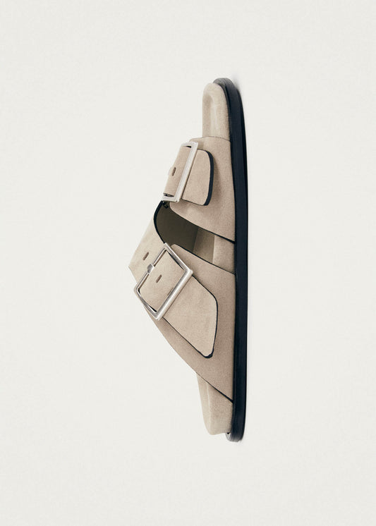 Alba Sandales en Cuir Suédé Beige-image