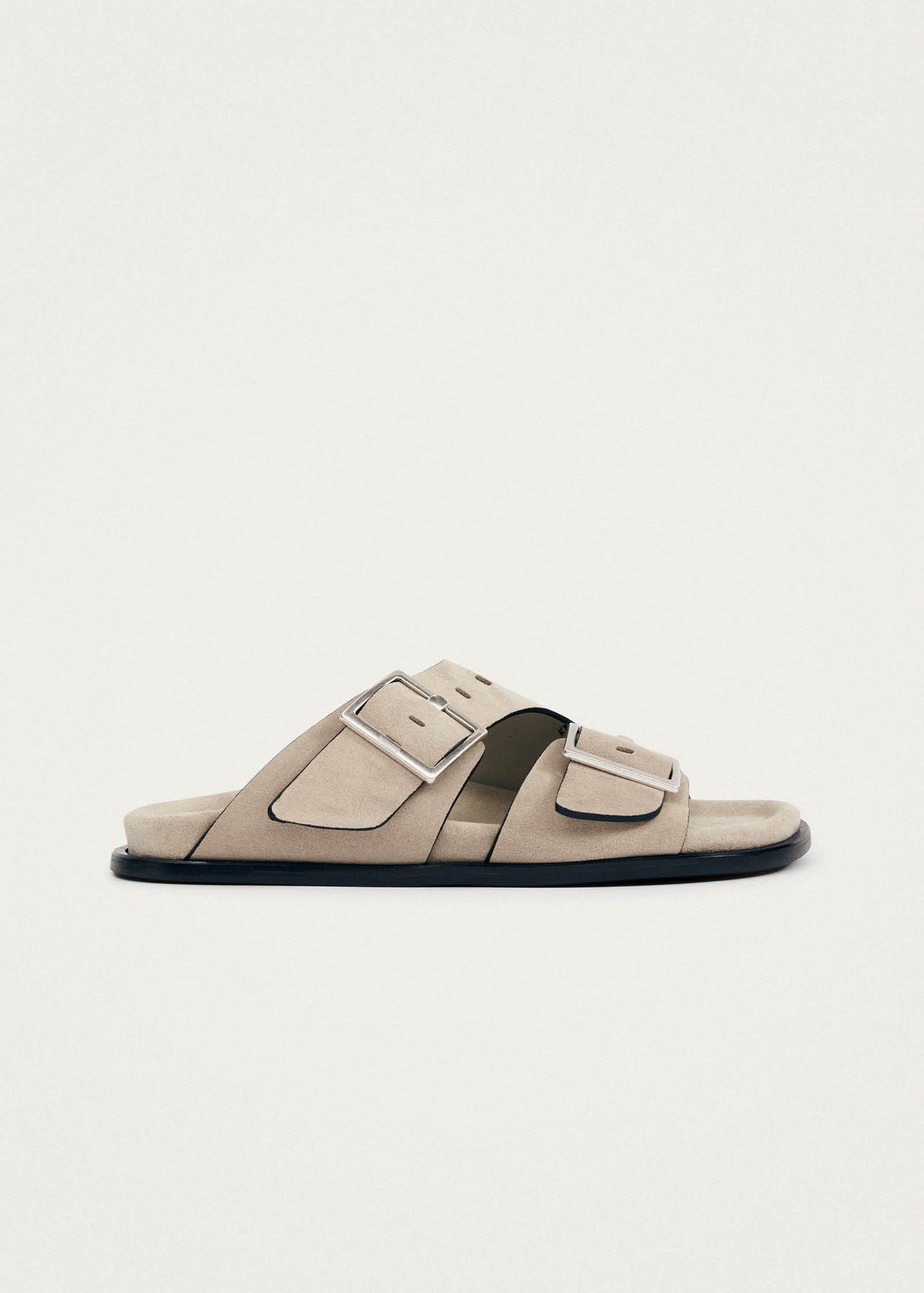 Alba Suede Beige Leder Sandalen