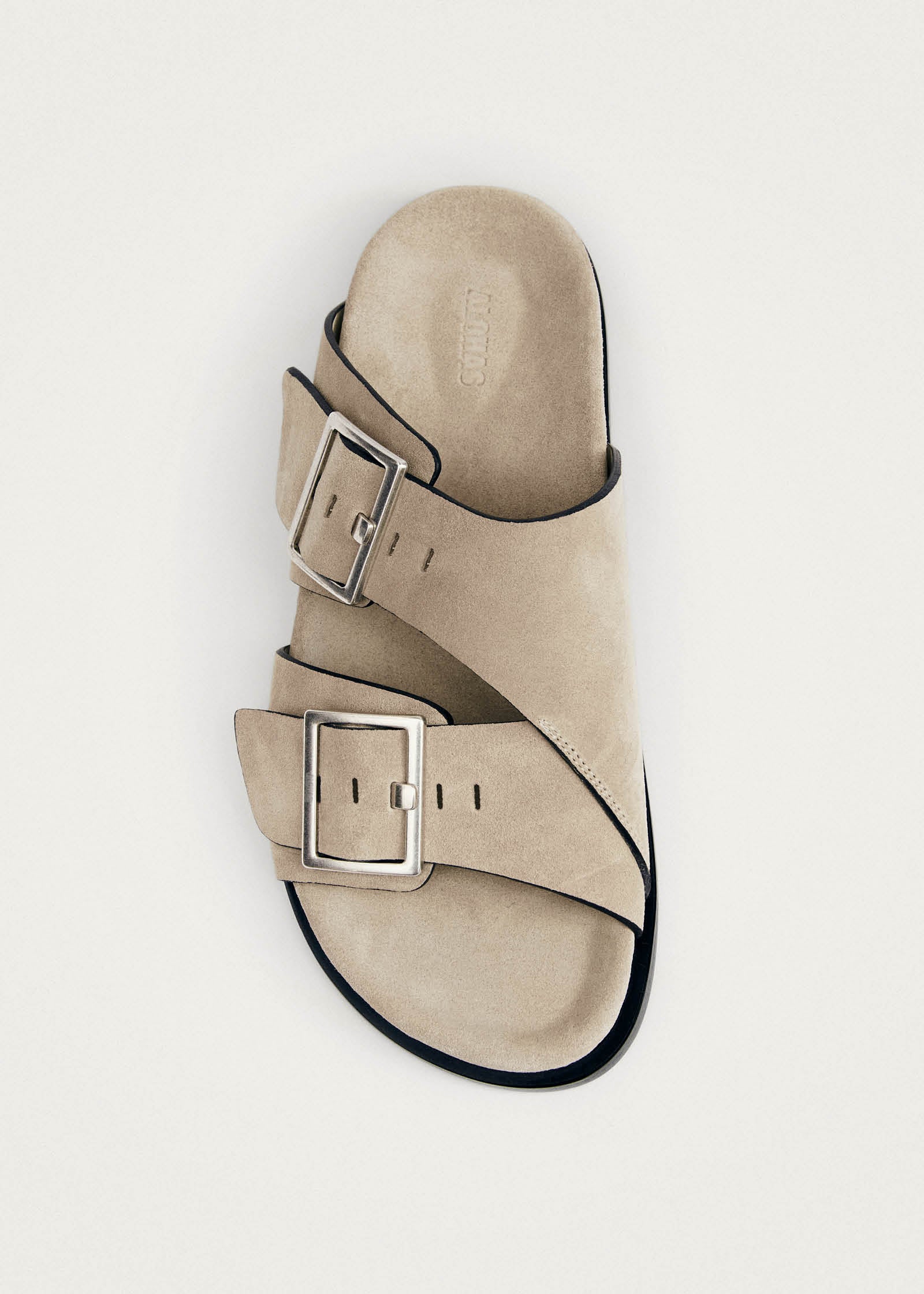 Alba Suede Beige Leder Sandalen