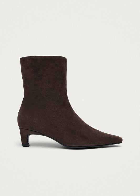 Ambar Bottines en Cuir Suédé Marron-image