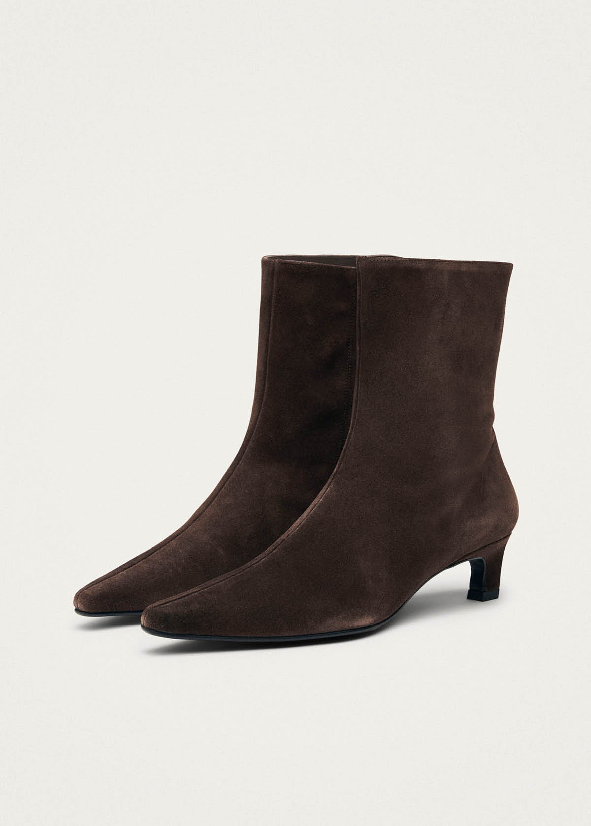 Ambar Stivaletti in Pelle Scamosciata Marrone