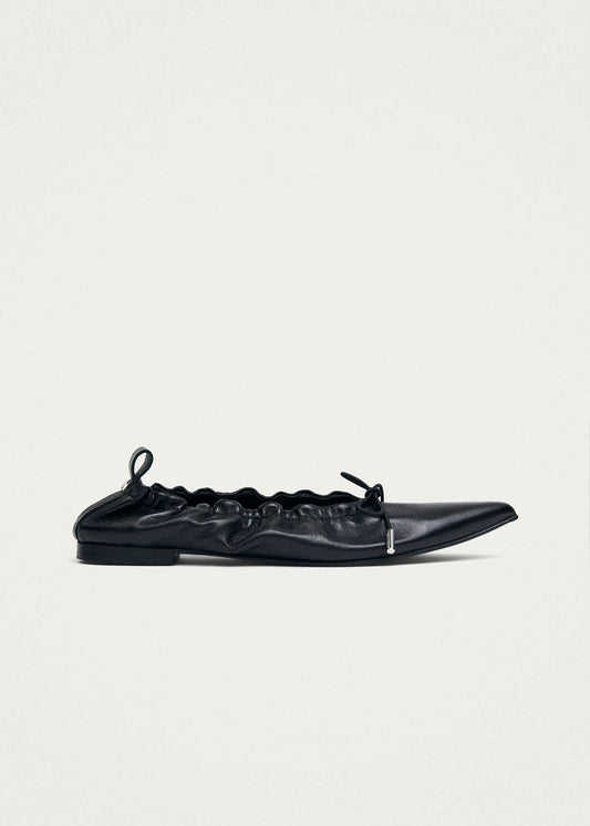 Arden Ballerines En Cuir Noir-image