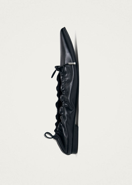 Arden Ballerines En Cuir Noir-image