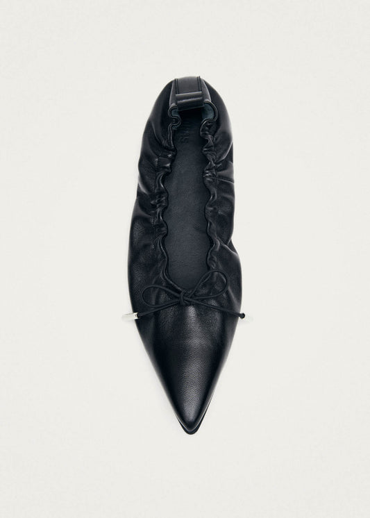 Arden Ballerines En Cuir Noir-image