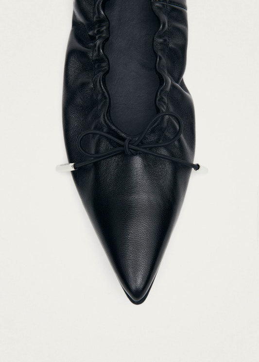 Arden Ballerines En Cuir Noir-image
