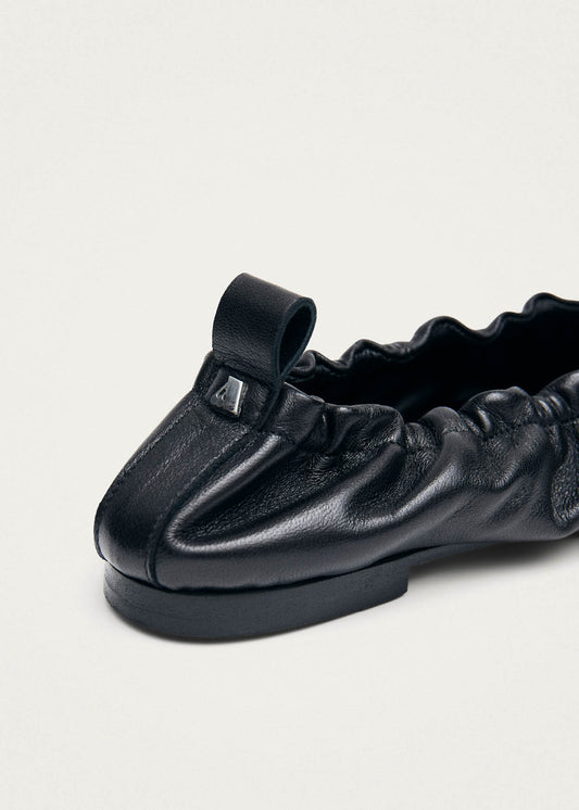 Arden Ballerines En Cuir Noir-image