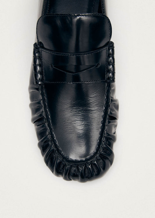 Aven Mocassins en Cuir Noir-image