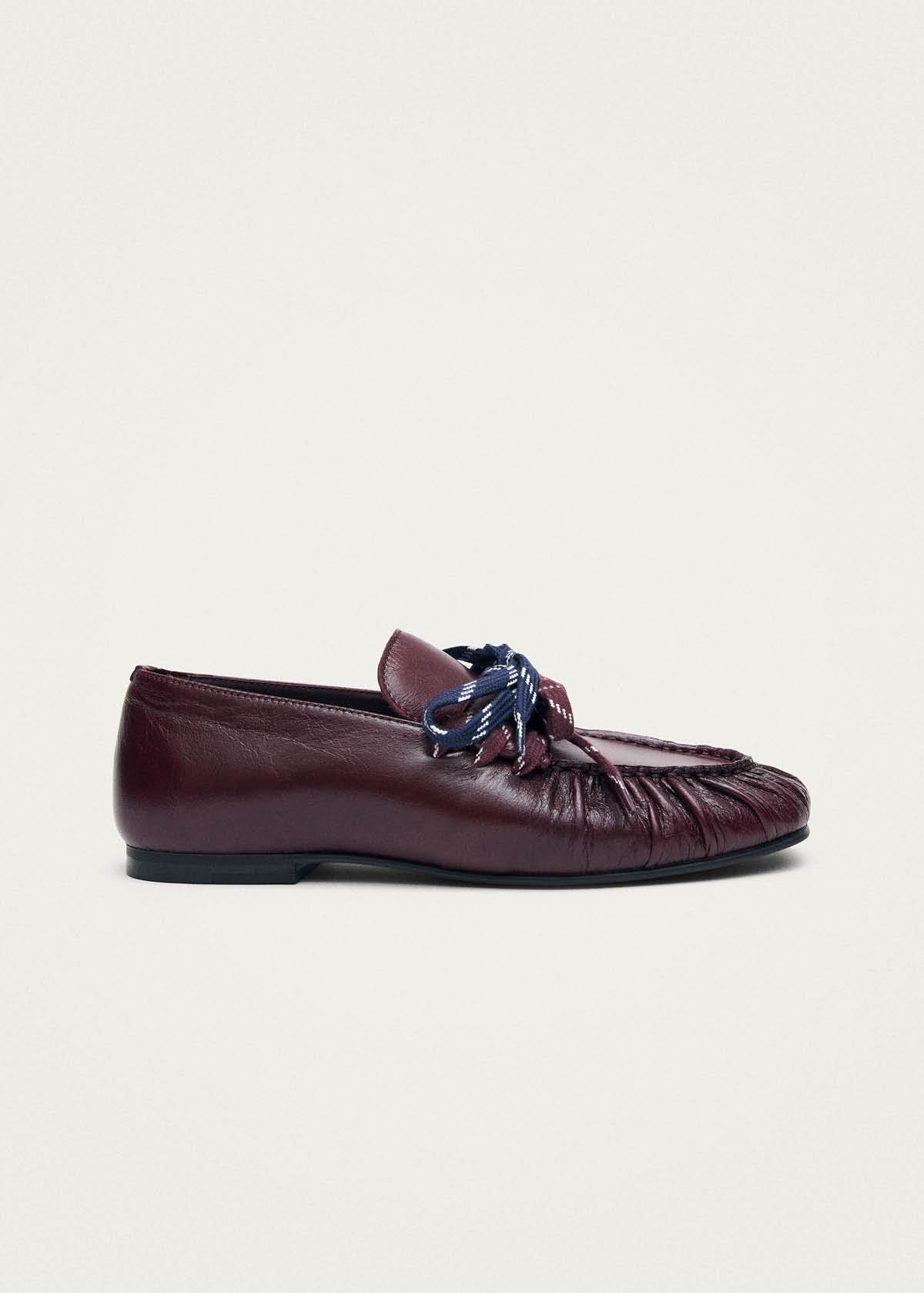 Mocassins en cuir bordeaux Aven Lace Rift