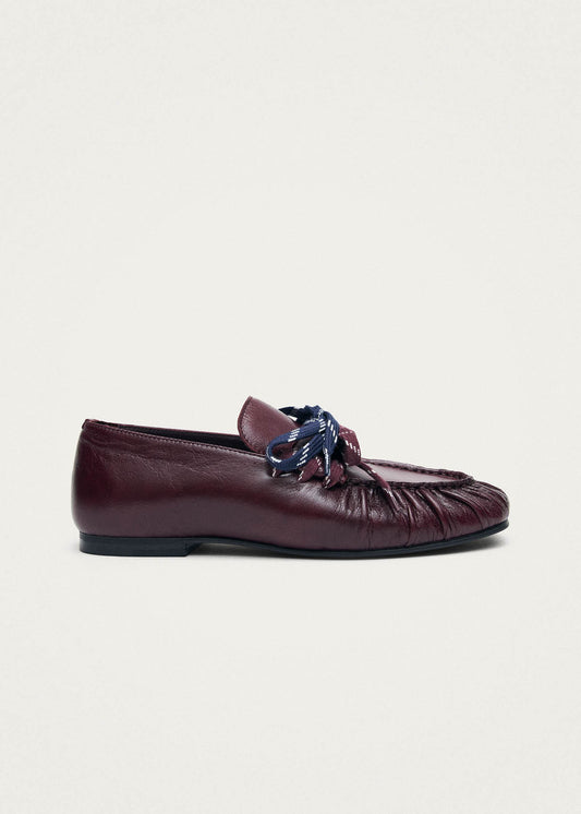 Mocassins en cuir bordeaux Aven Lace Rift