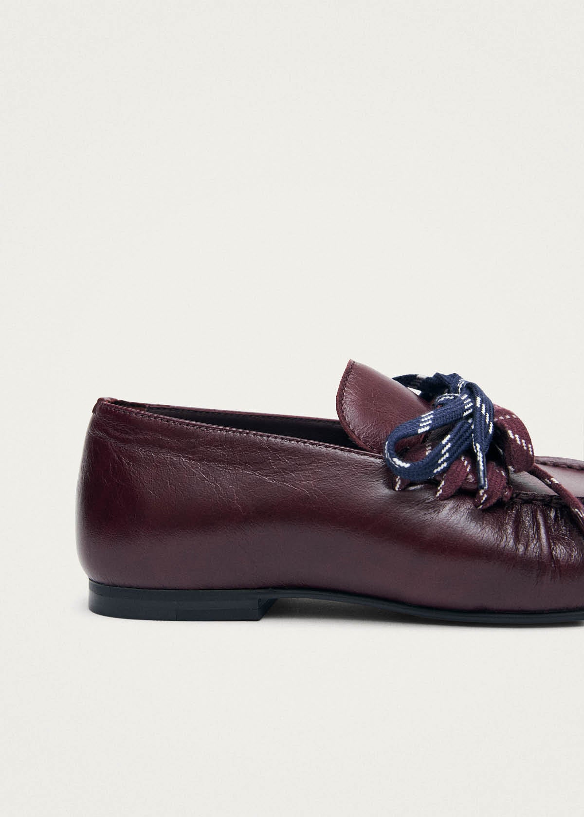 Mocassins en cuir bordeaux Aven Lace Rift