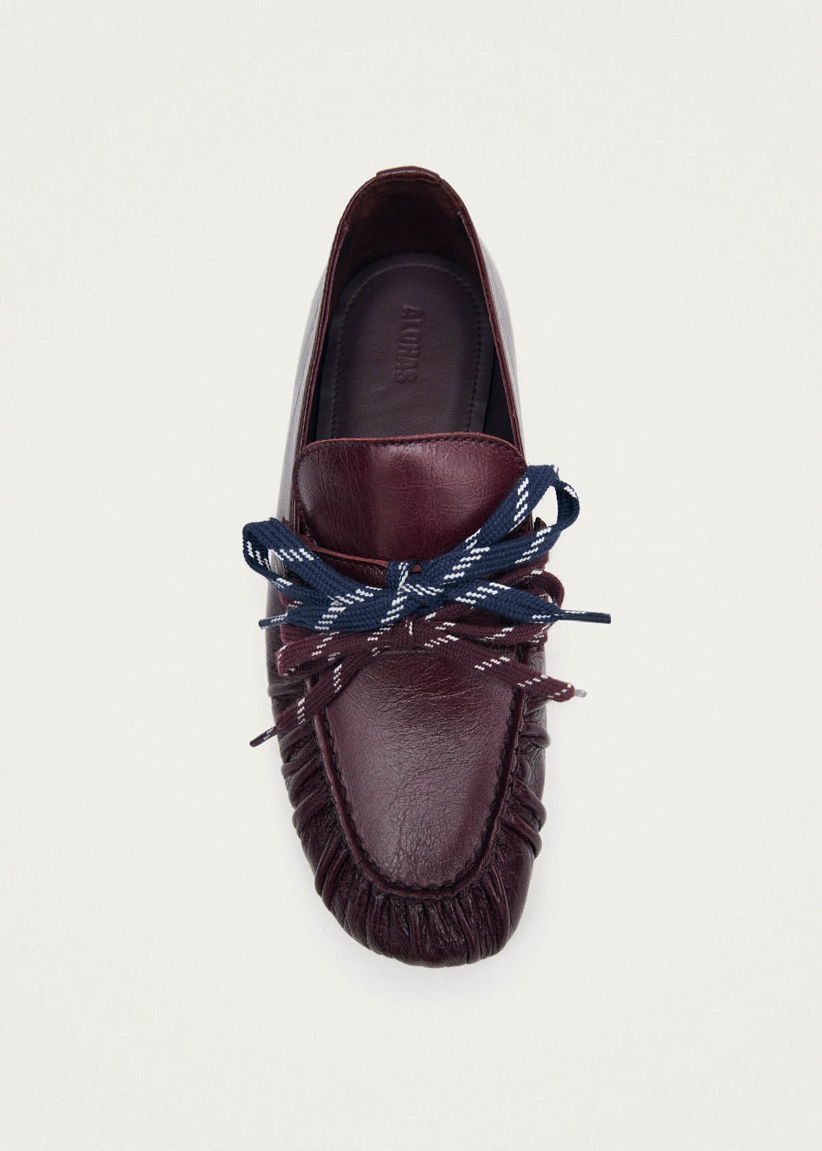 Mocassins en cuir bordeaux Aven Lace Rift