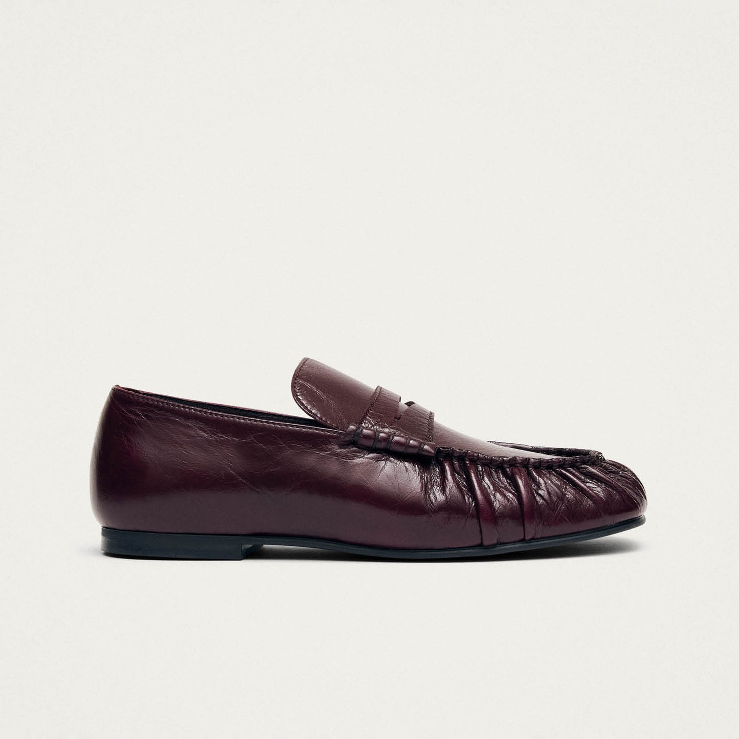 Aven Rift Mocasines de Cuero Burdeos
