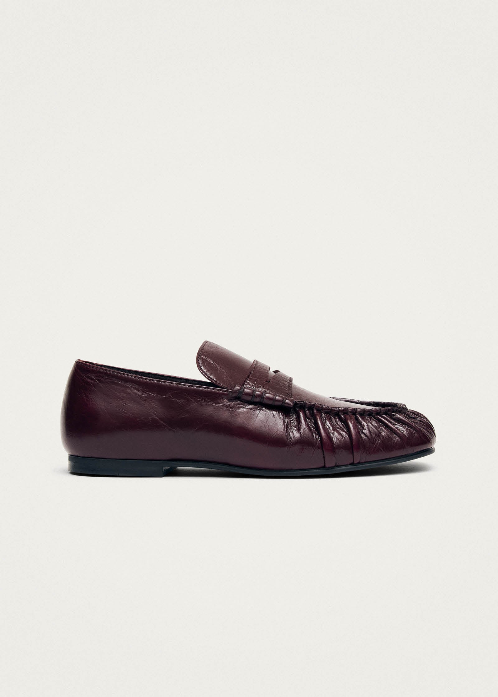 Aven Rift Mocasines de Cuero Burdeos