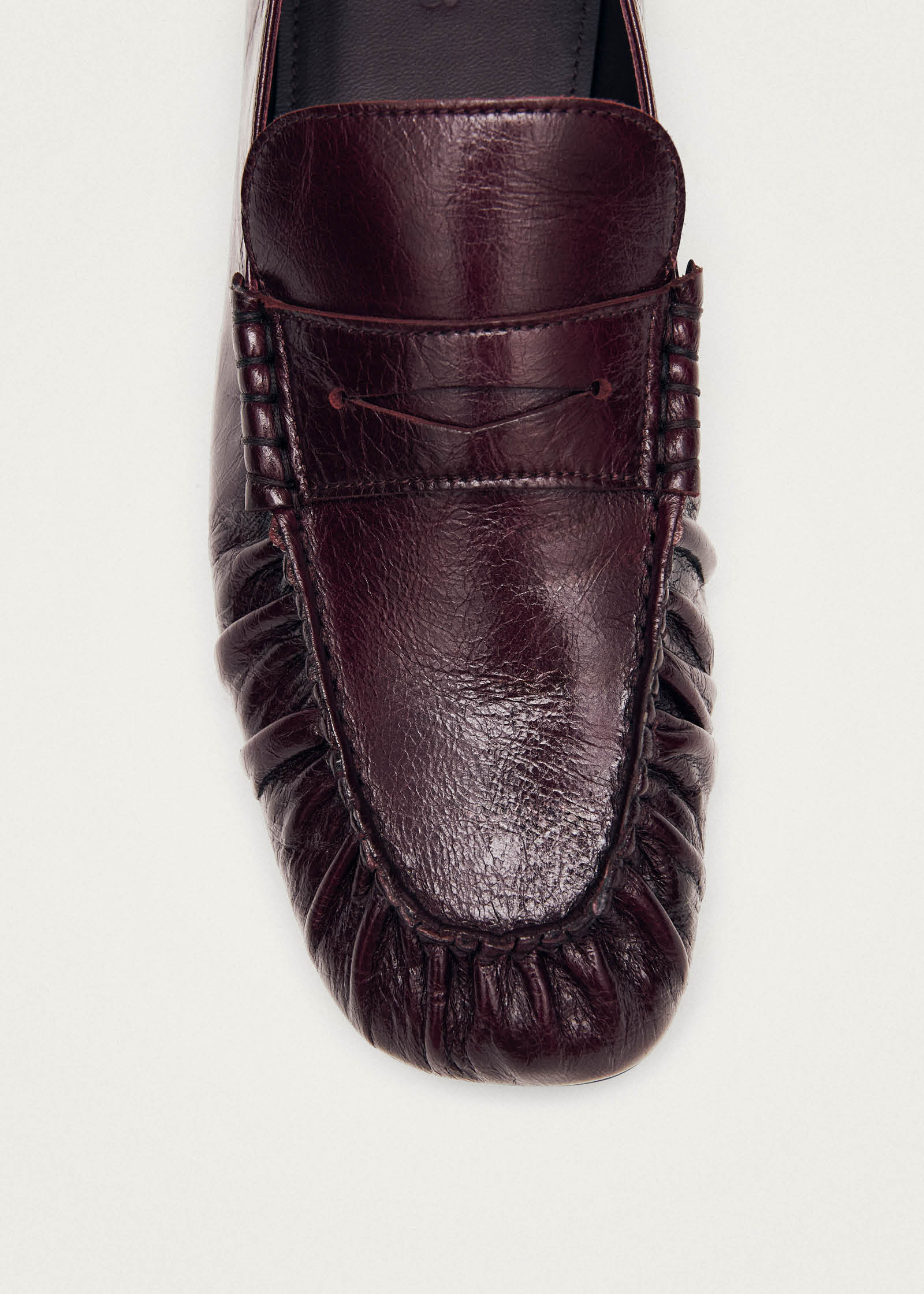 Aven Rift Mocasines de Cuero Burdeos