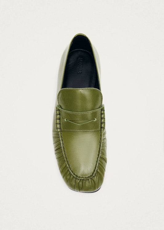 Mocasines Aven Rift de cuero verde-image