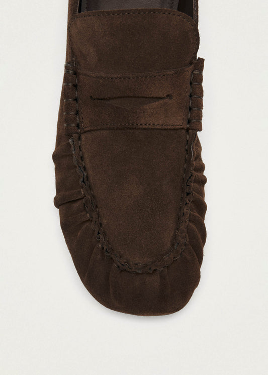 Aven Mocassins en Cuir Suédé Marron-image