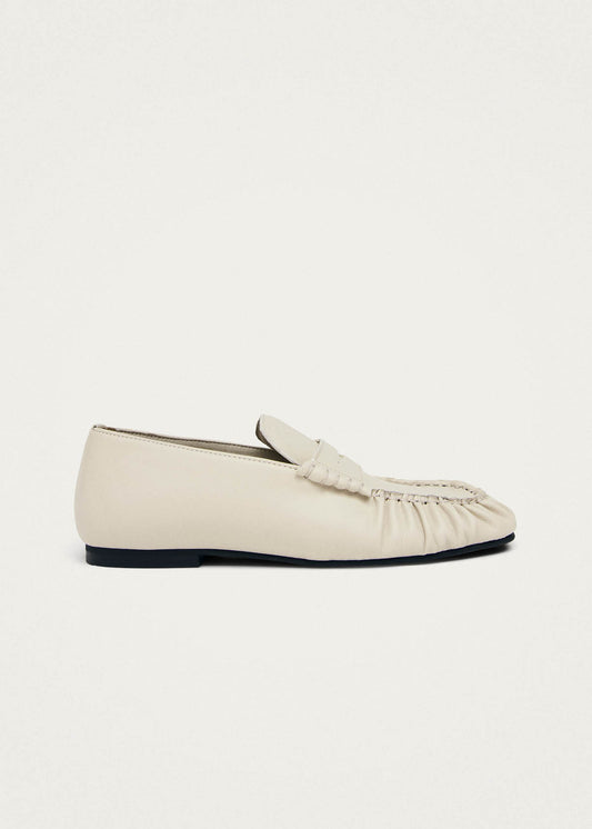Aven Mocassins En Cuir Végan Crème-image